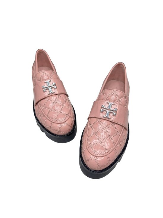 Tory Burch Shoes - NEW Tory Burch Mini Everly Chunky Quilted Patent Loafers Women's, Size 7M NWOB
